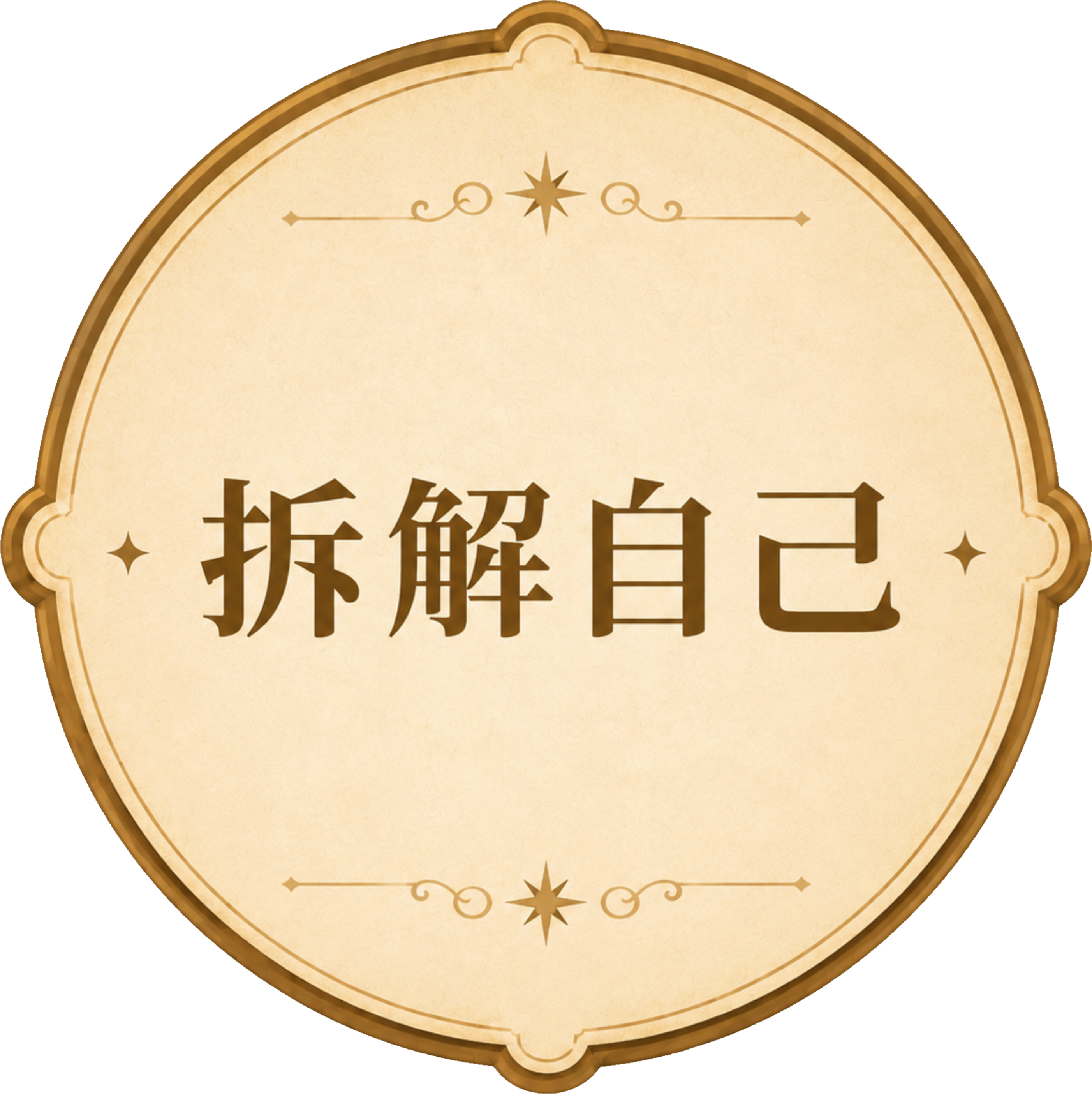 拆解自己